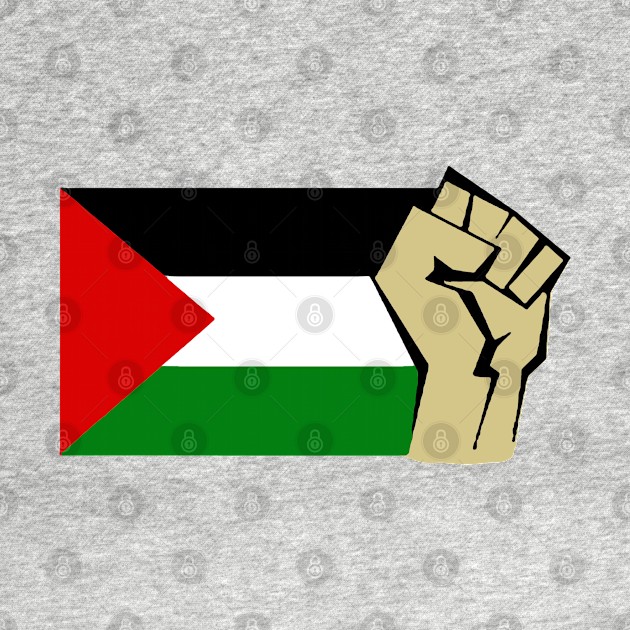 Palestinian Flag Power Fist by Tainted